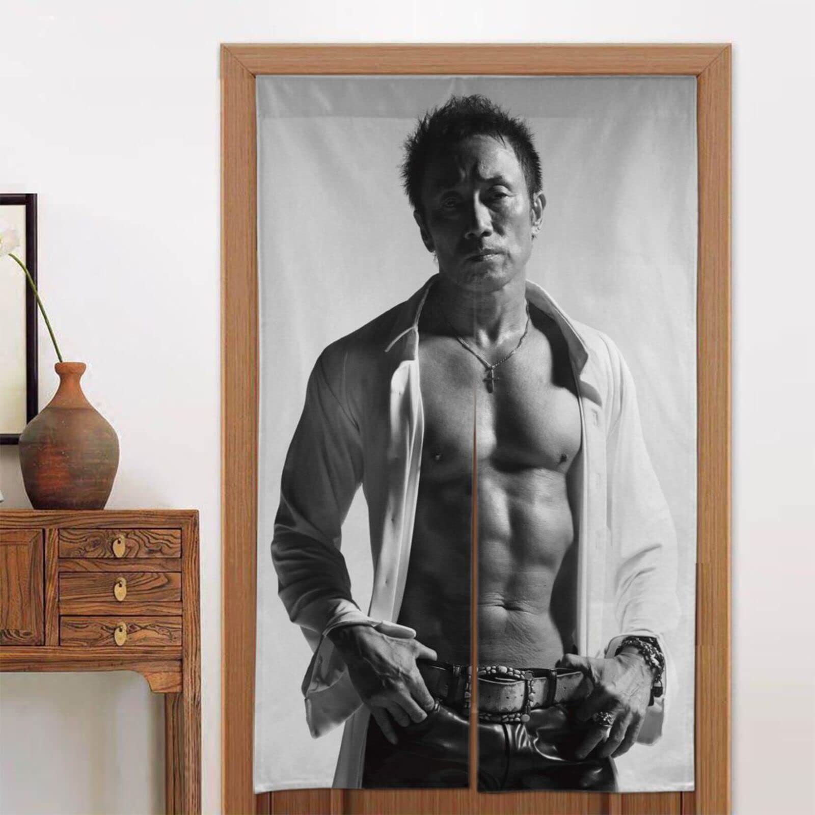 Amazon｜長渕剛6 のれん 多機能 遮光 防寒 暖簾 廊下 飲食店 布製ドア